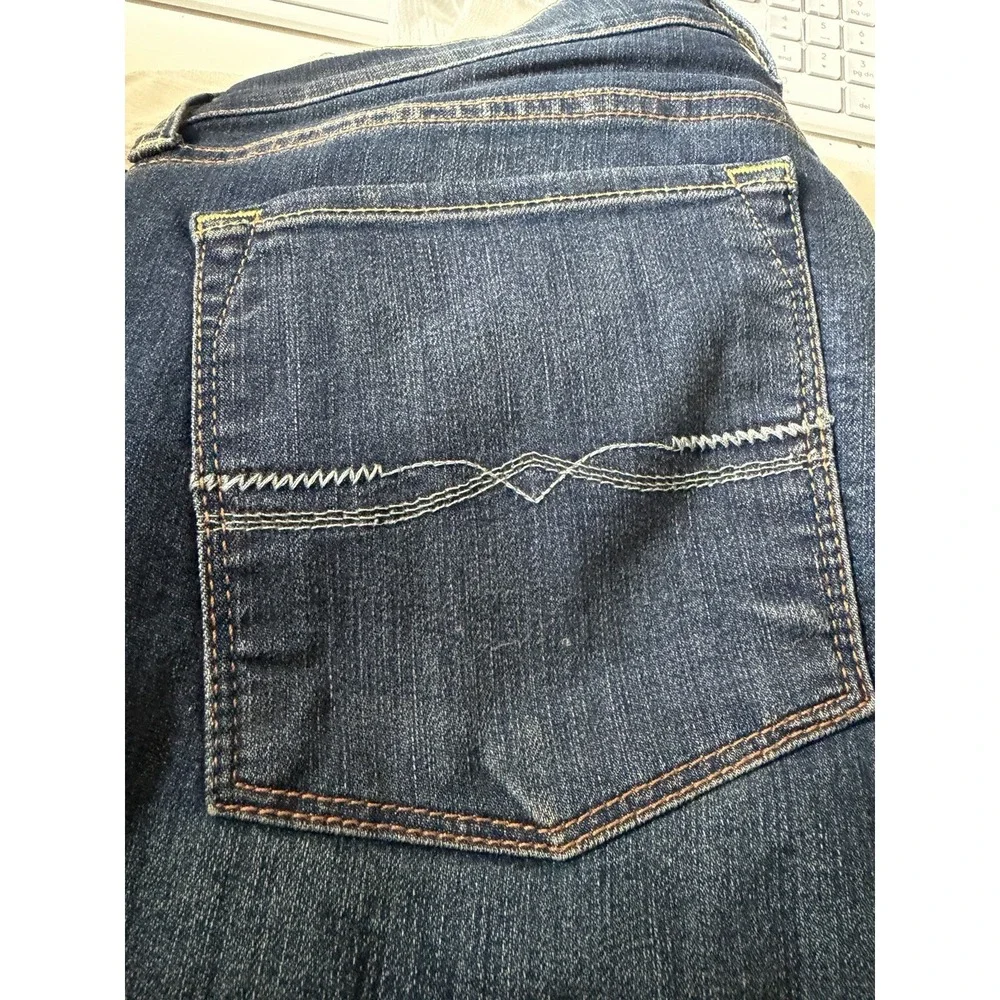 Lucky Brand‎ Womens Mid Rise Bootcut Jeans Dark Wash Size 12 31 Stretch Denim